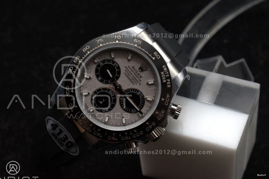 1:1 Edition V3 SH4130 Best Thermal QF on Oysterflex 116519 Daytona (Gain Strap 767 Weight) Meteorite Dial 0816
